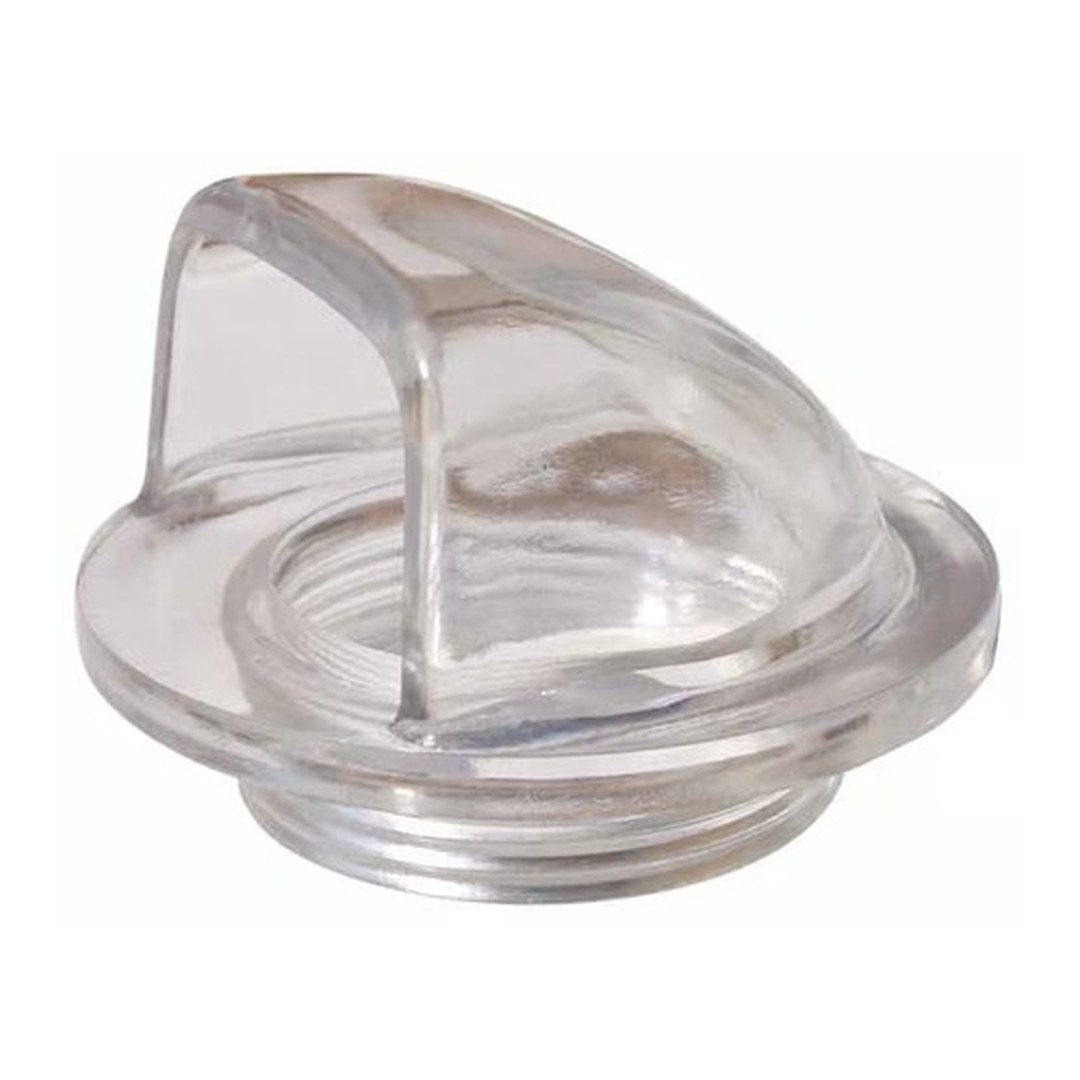 Vtoková mušle transparentní, 11/2“.