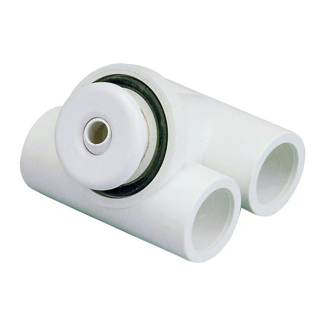 Hydromasážní tryska - Mikrotryska ABS (bílá), d= otvoru 12 mm