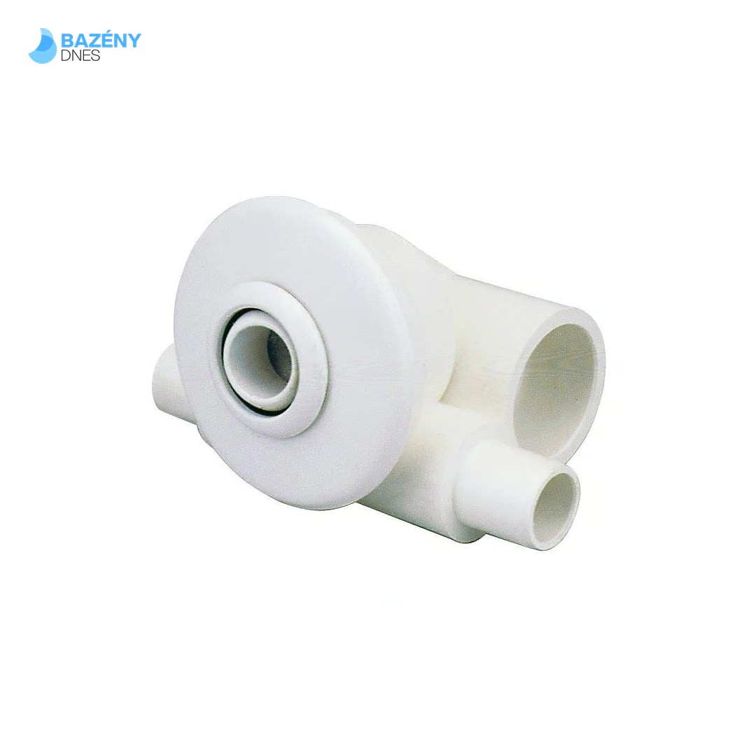 Hydromasážní tryska - Minitryska 24 ABS (bílá), d= otvoru 23 mm