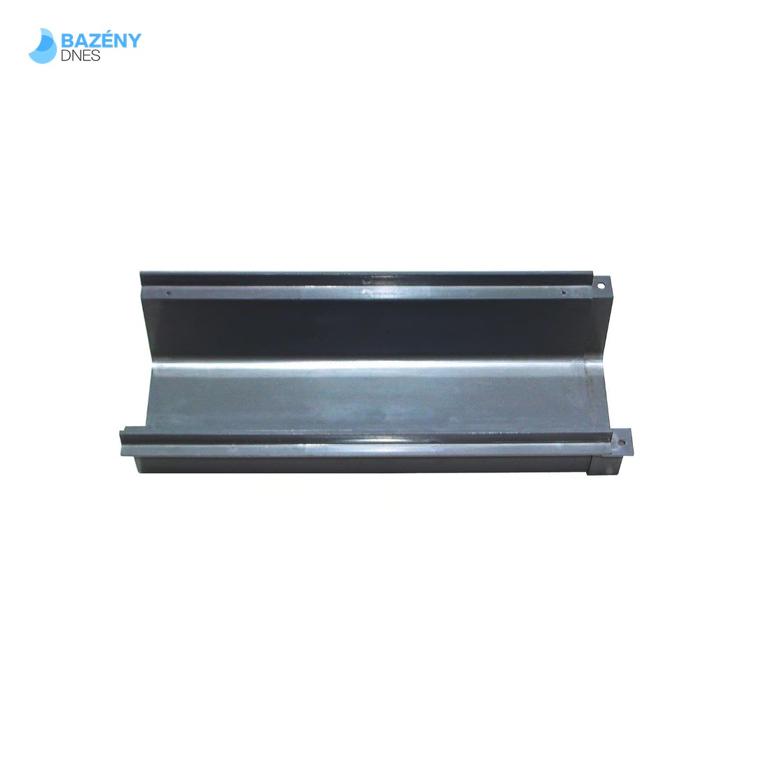 Přelivový žlábek PVC, š 238 mm x d 520 mm x v 130 mm