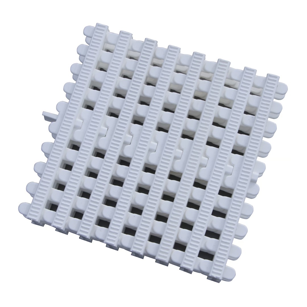 Přelivový roll - rošt pro veřejné bazény - Bílý - šířka 196 mm, výška 35 mm (43 ks/m) 4