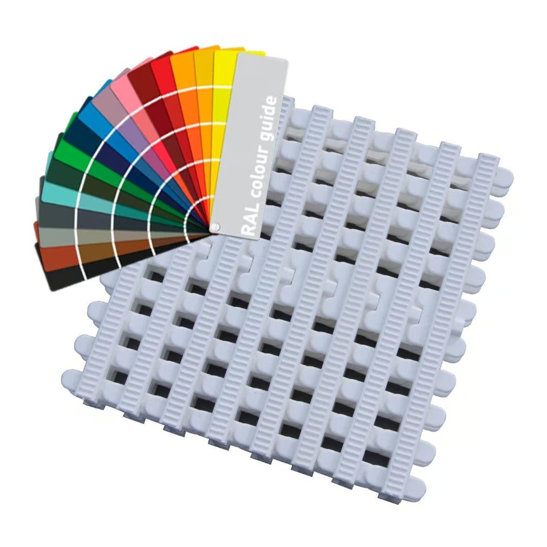 Přelivový roll - rošt pro veřejné bazény - Barevný - šířka 246 mm, výška 35 mm (43 ks/m) 3