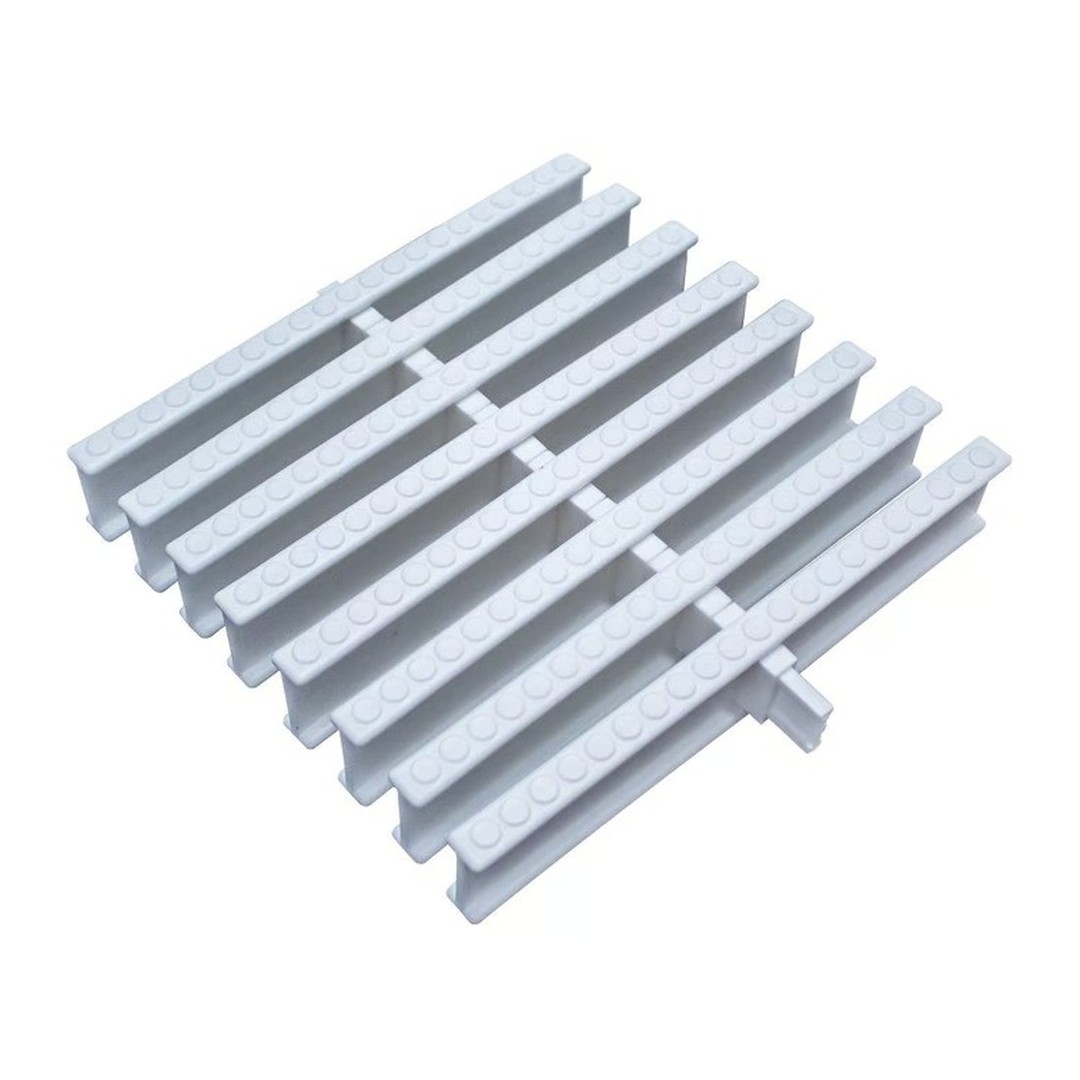 Přelivový roll rošt pro privátní bazény - bílý - šířka 335 mm, výška 35mm (45ks/m)