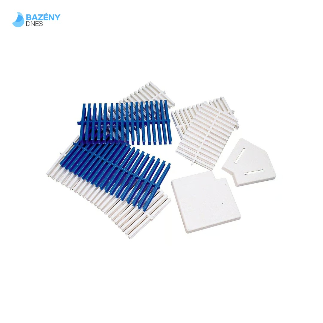 Roh pro roll rošt - - 90° (pro pravoúhlé bazény) 200 x 35