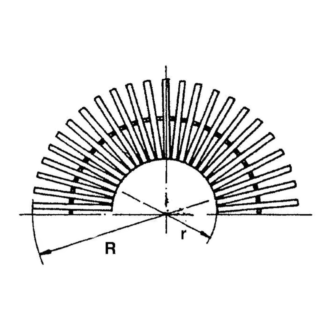 Roh pro roll rošt - - 90° (pro pravoúhlé bazény) 200 x 35 5