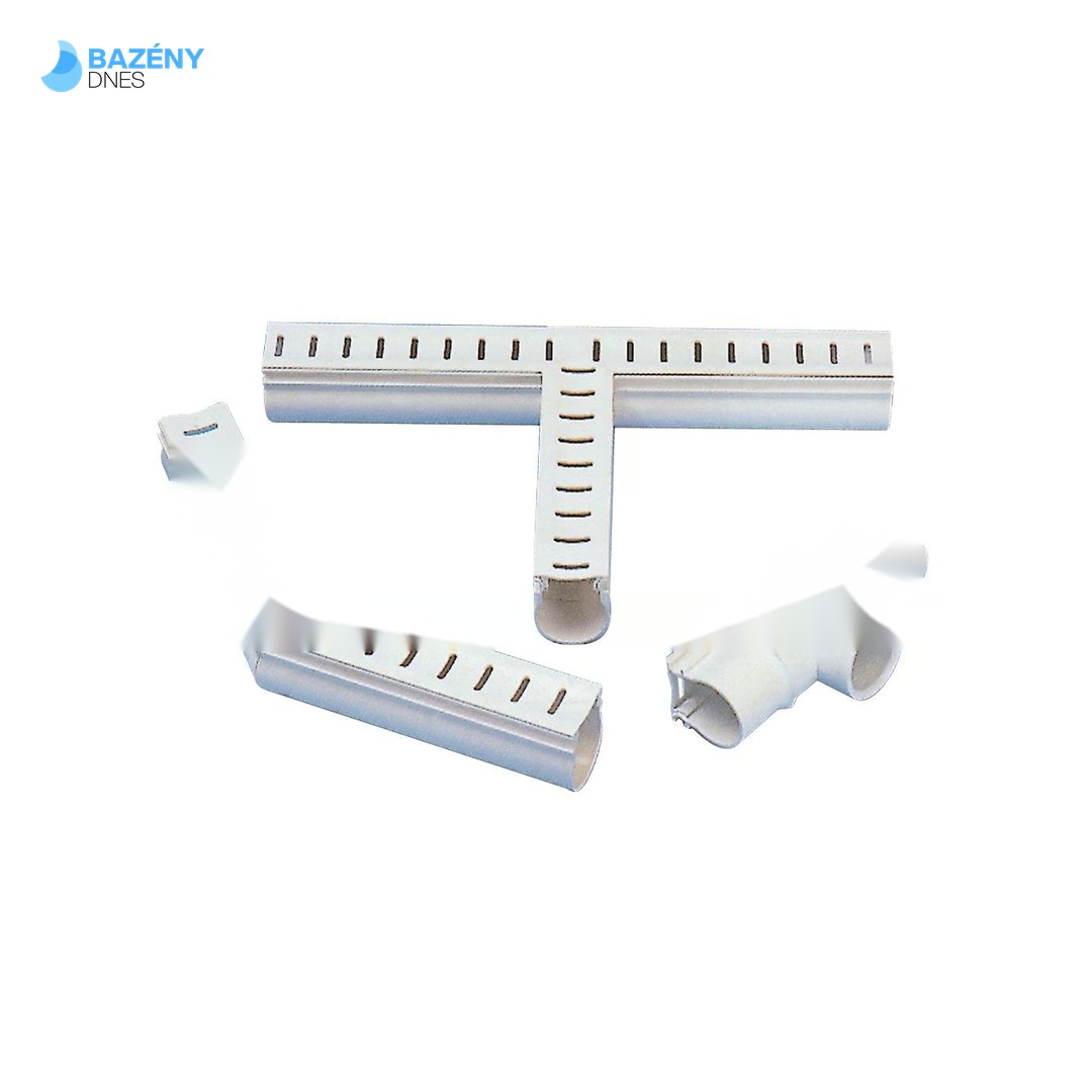 Odvodňovací žlábek s mřížkou (T - kus 90°)