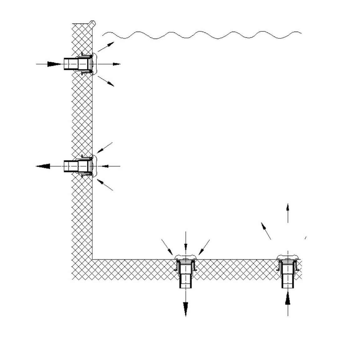 Sání Uni - set 2“x 50 mm ABS 3