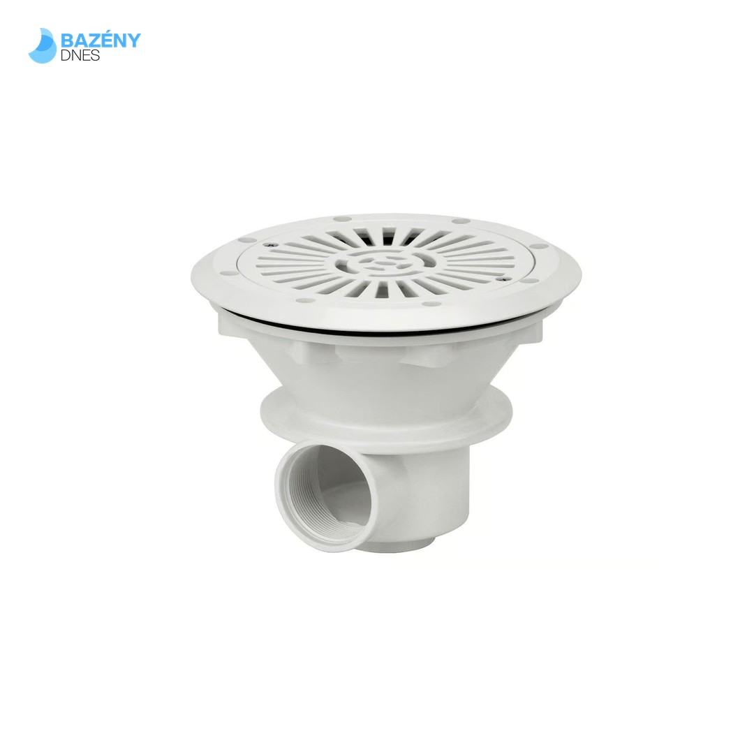 Podlahová výpust VA, pro fólii, mosazné zástřiky M6