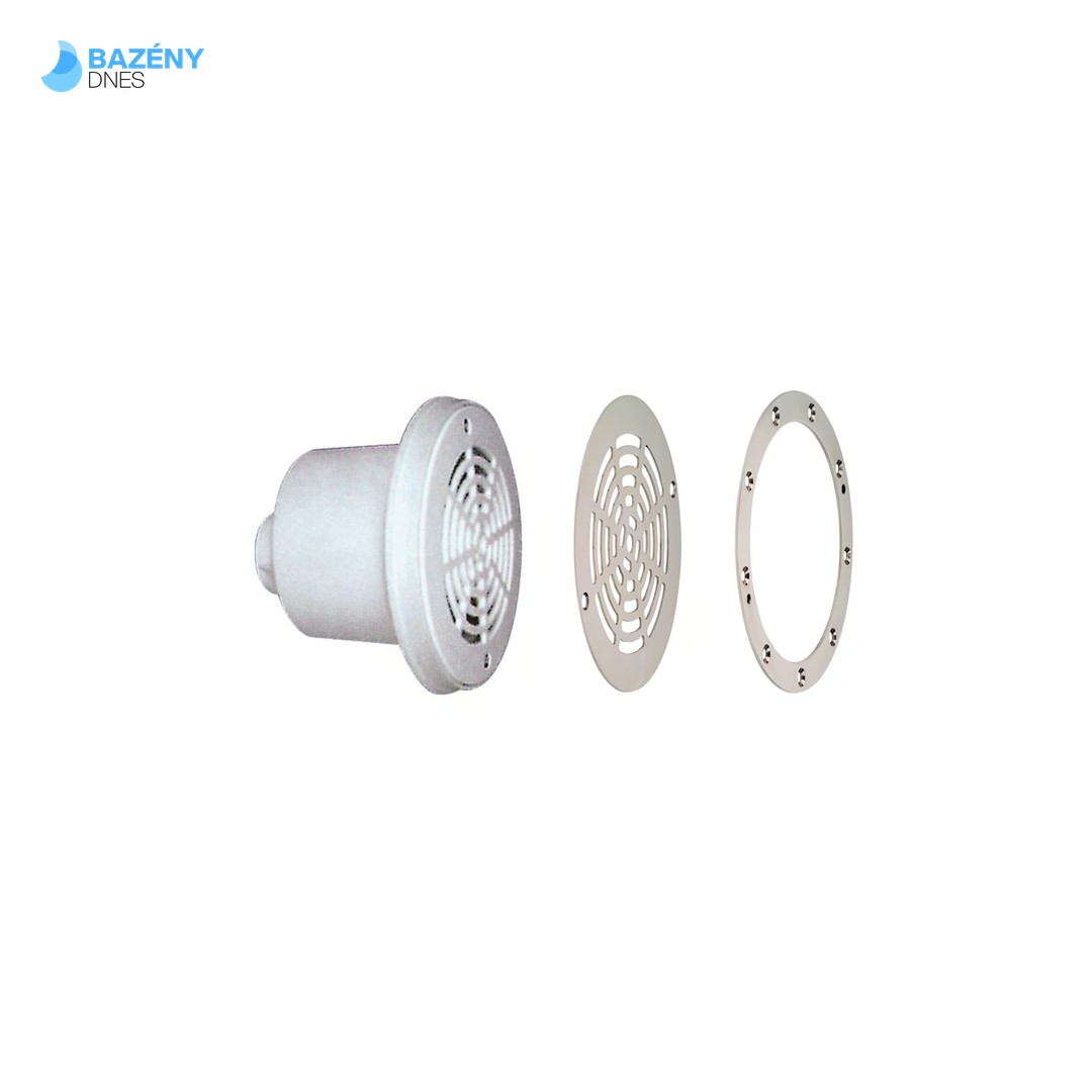 Podlahová výpust Hayward včetně nerezové mřížky a příruby