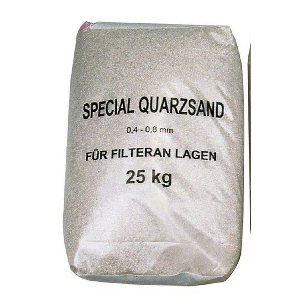 Filtrační písek - frakce 0, 6 - - 1, 2 mm - - baleno po 25 kg.