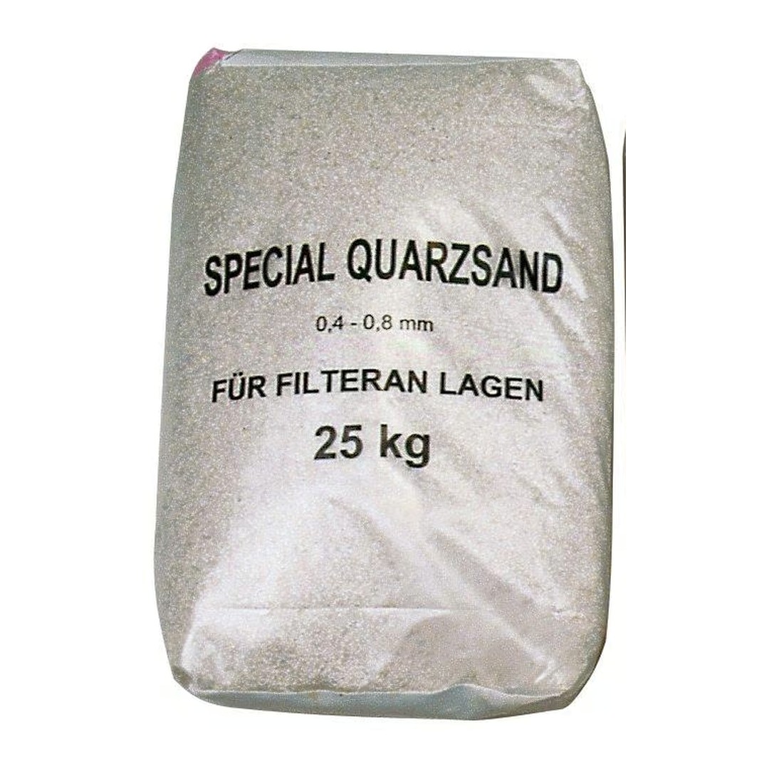 Filtrační písek - frakce 0, 6 - - 1, 2 mm - - baleno po 25 kg. 5