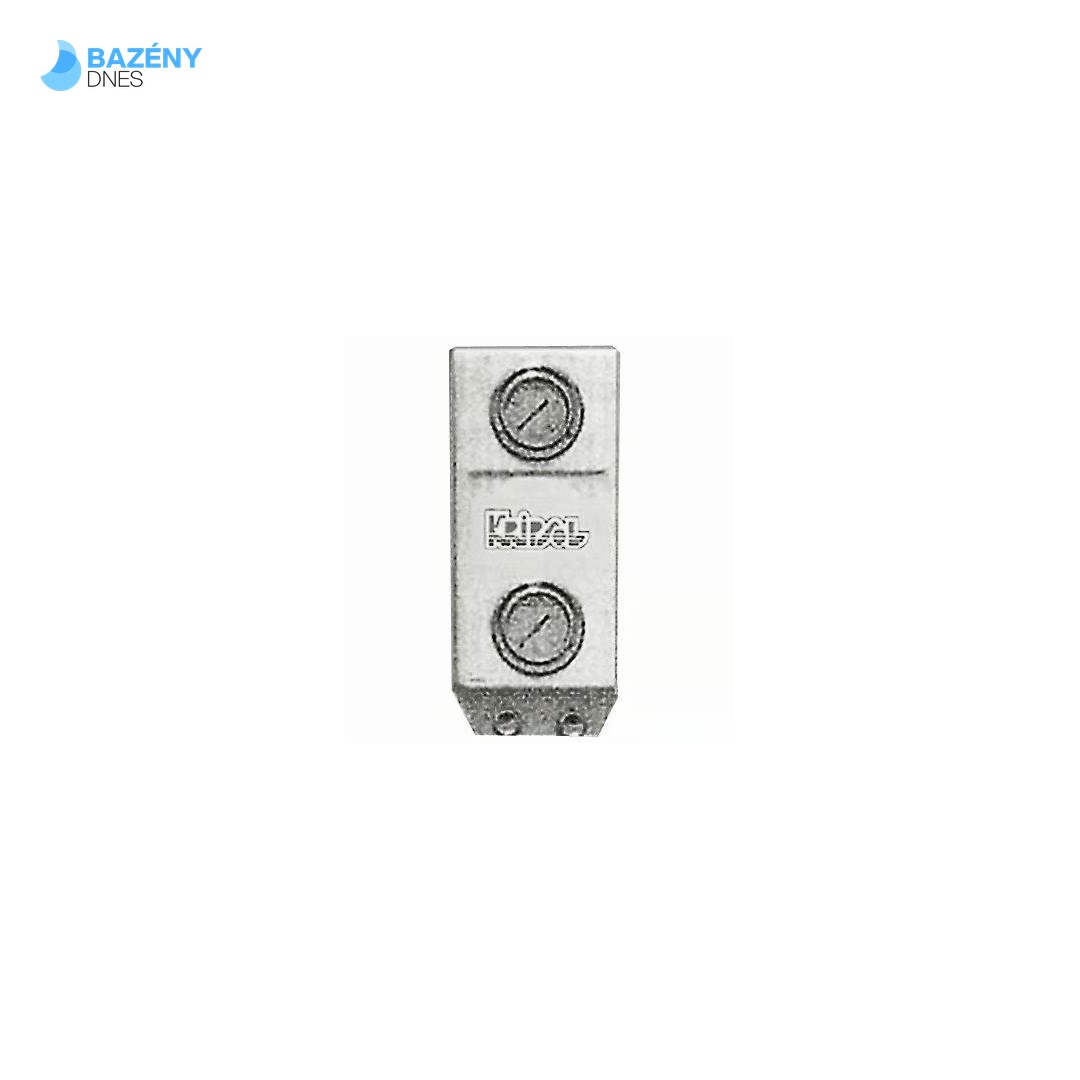 Dvojitý vertikální panel s dvěma glycerinovými manometry