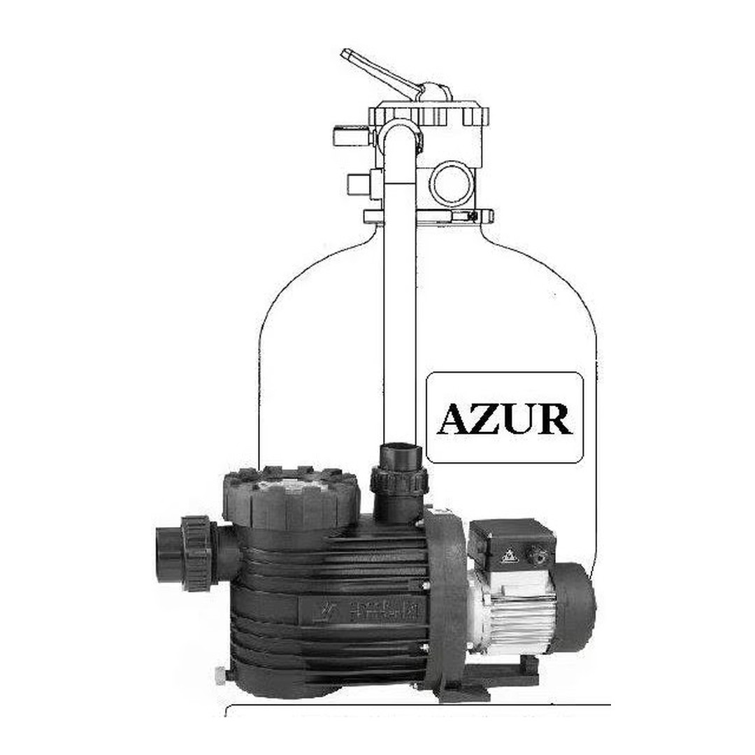 Filtrační zařízení Azur KIT 480 8m3/hod na paletě s čerpadlem Bettar