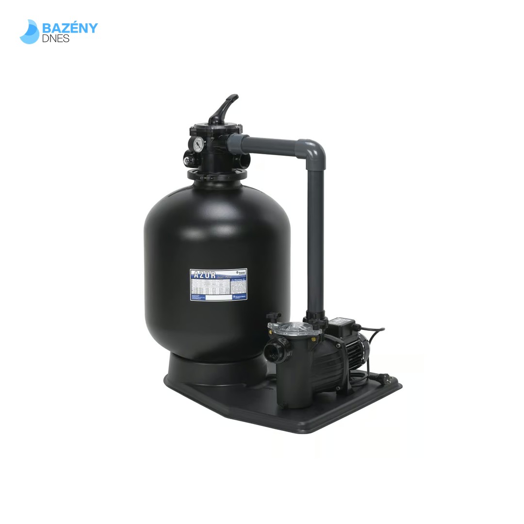Filtrační zařízení Azur KIT 380 4m3/hod na podstavci s čerpadlem Micro Delfino