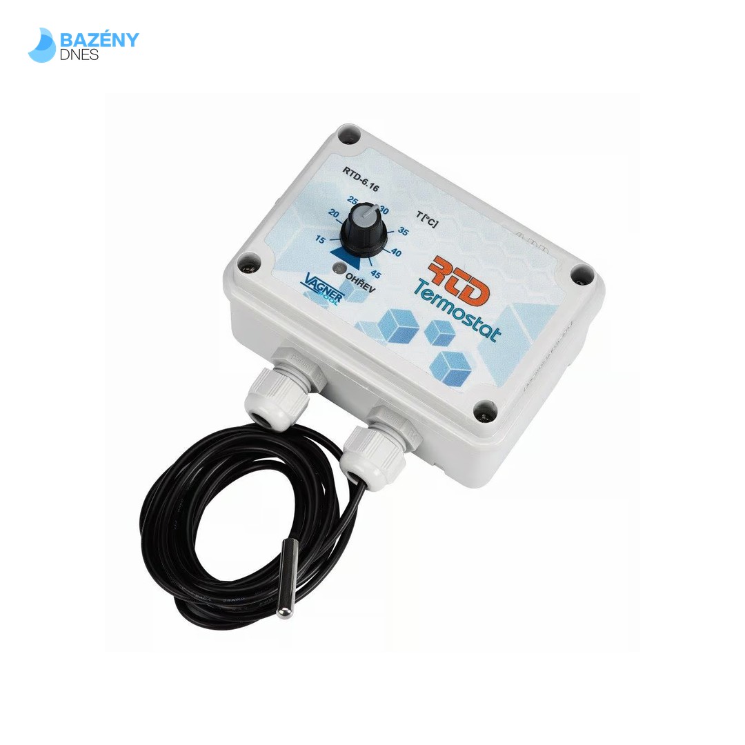 Elektronický termostat samostatně v krabičce IP 55