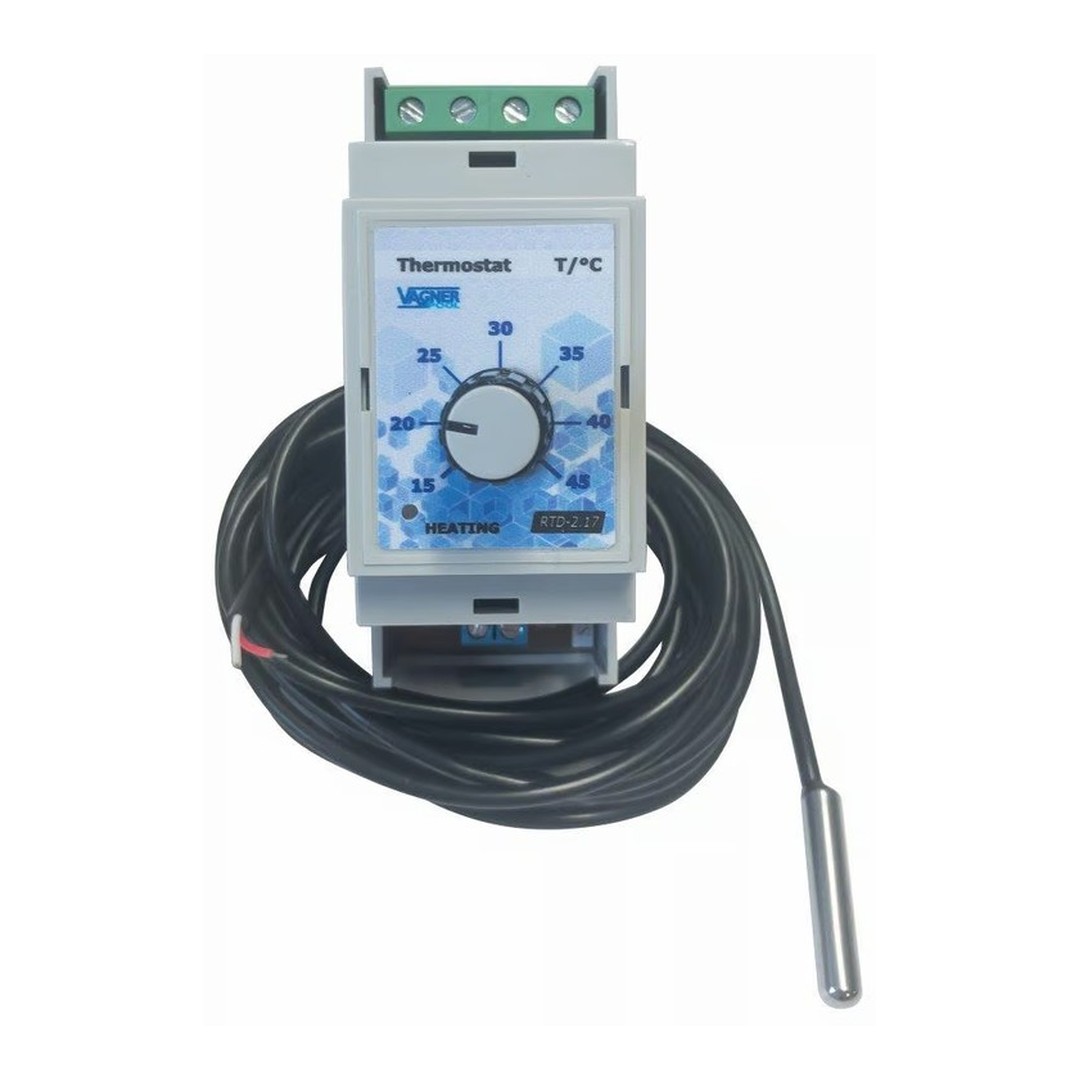 Elektronický termostat na DIN lištu (do rozvaděče)