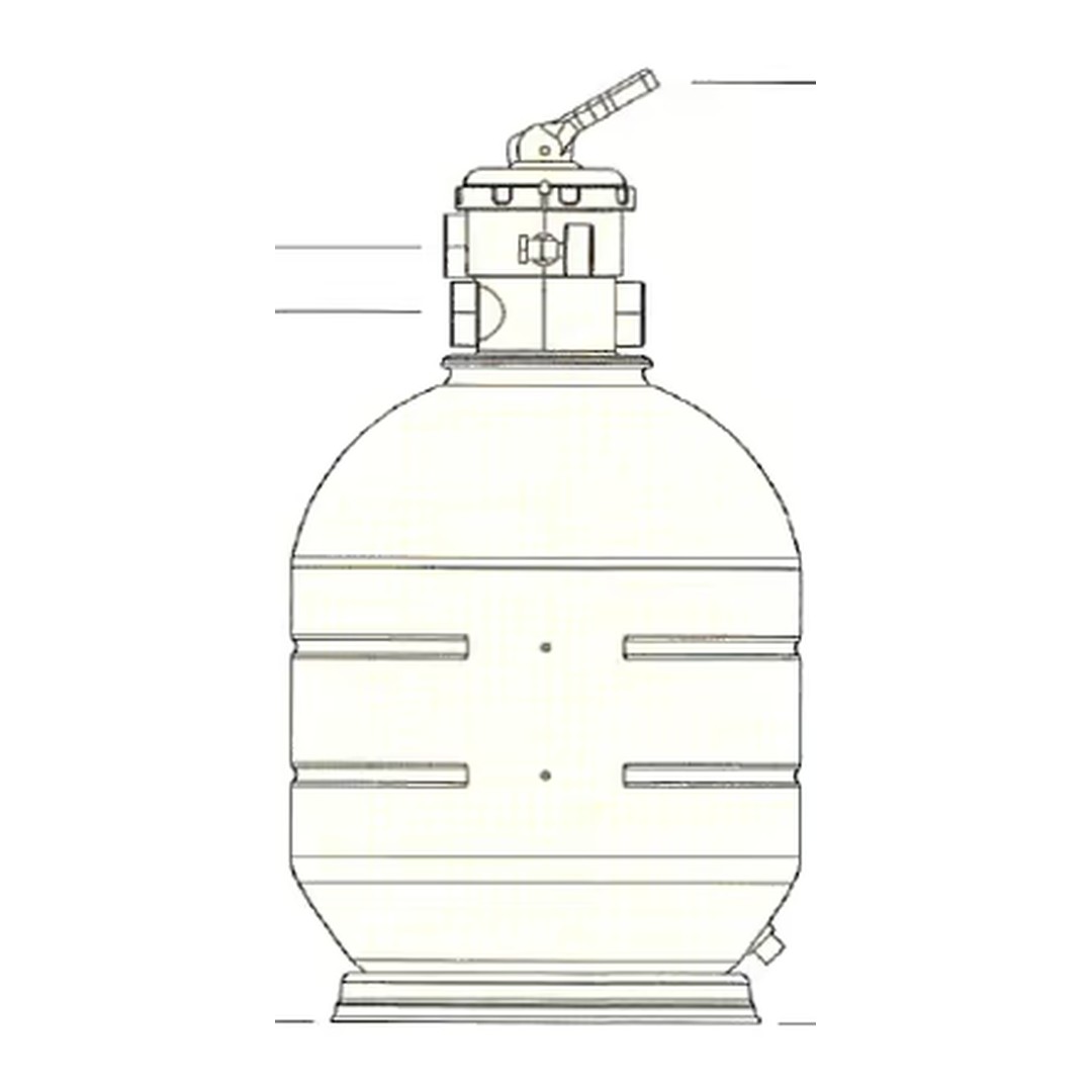 Filtrační nádoba ROMA 400 4
