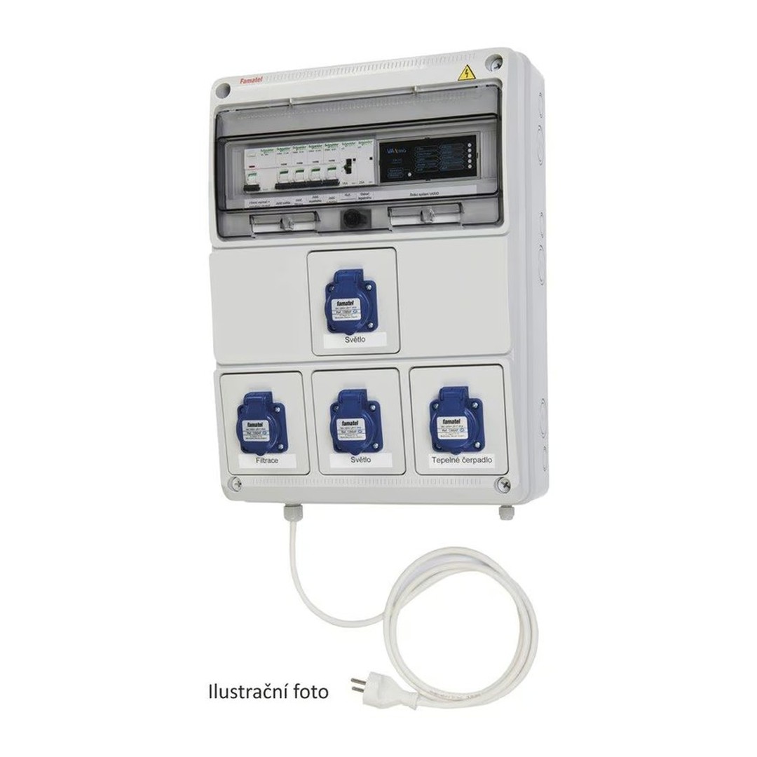 Automatika VArio F1SP1A - Filtrace + Světla + Protiproud 230V + Dávkování bez vlastního měření