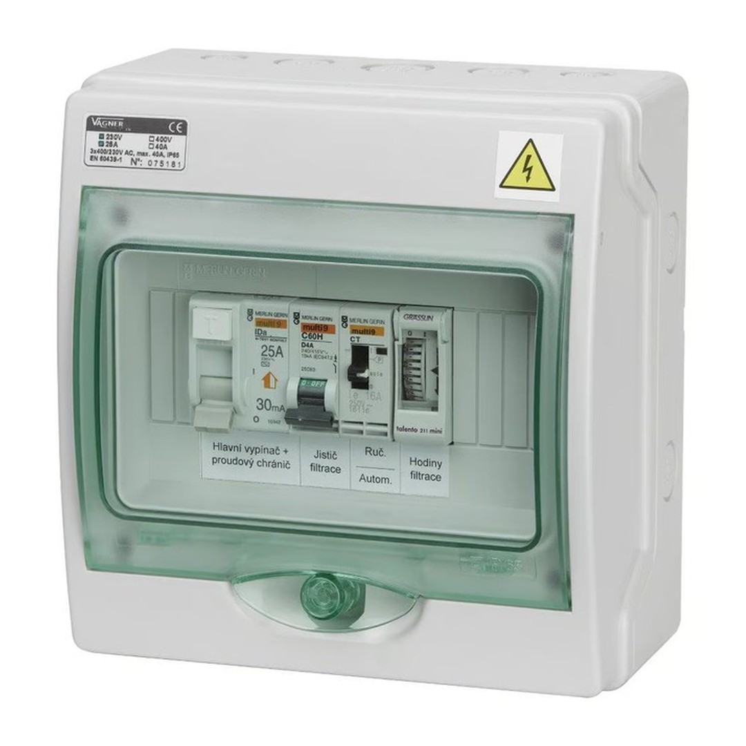 Automatické ovládání pro filtraci - F1