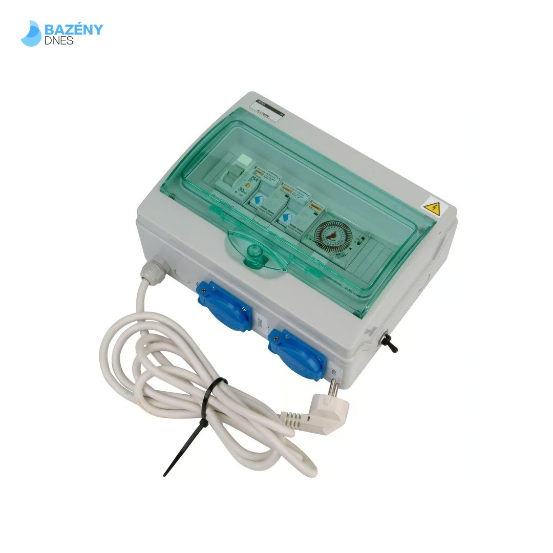 Automatické ovládání pro filtraci/el. topení - F1E3 s flexo kabelem