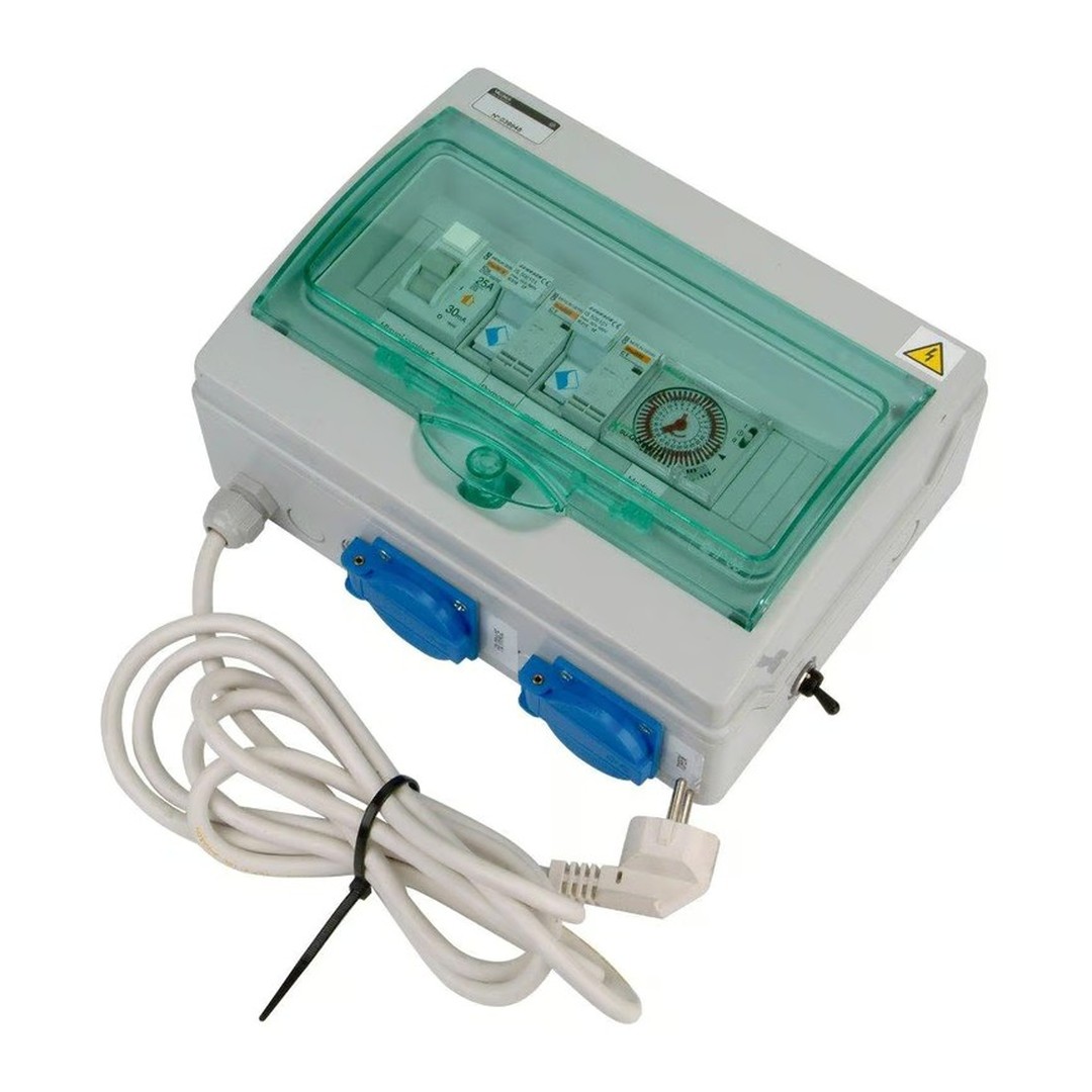 Automatické ovládání pro filtraci/el. topení - F1E3 s flexo kabelem