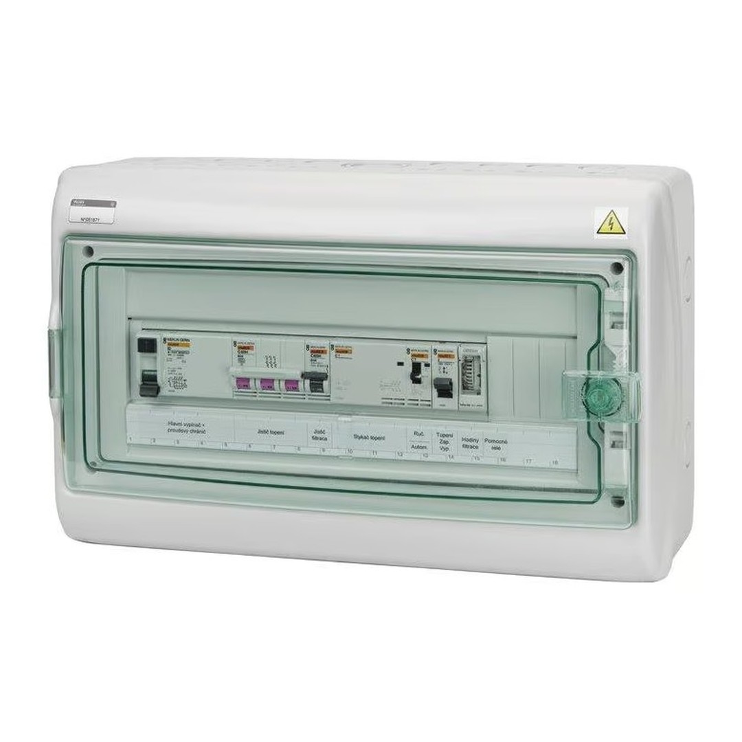 Automatické ovládání pro filtraci/topení - F3E12