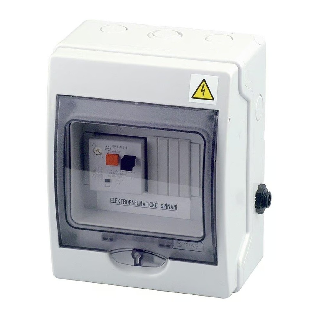 El. ovládání - spínání protiproudu 9 - 14A, IP65, tlakový spínač;1, 2 - - 2, 6kW 2