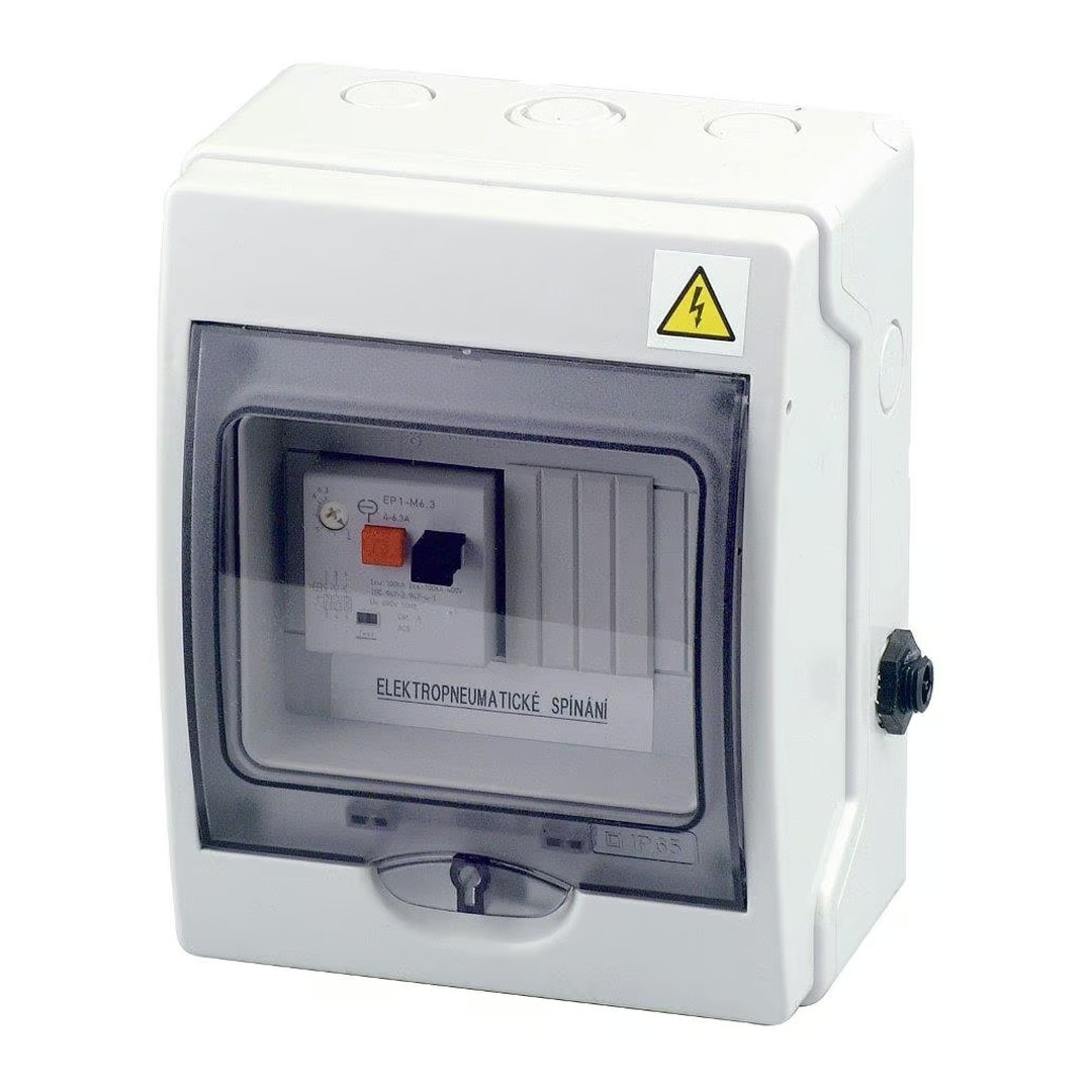 El. ovládání - spínání protiproudu 9 - 14A, IP65, tlakový spínač;1, 2 - - 2, 6kW 4
