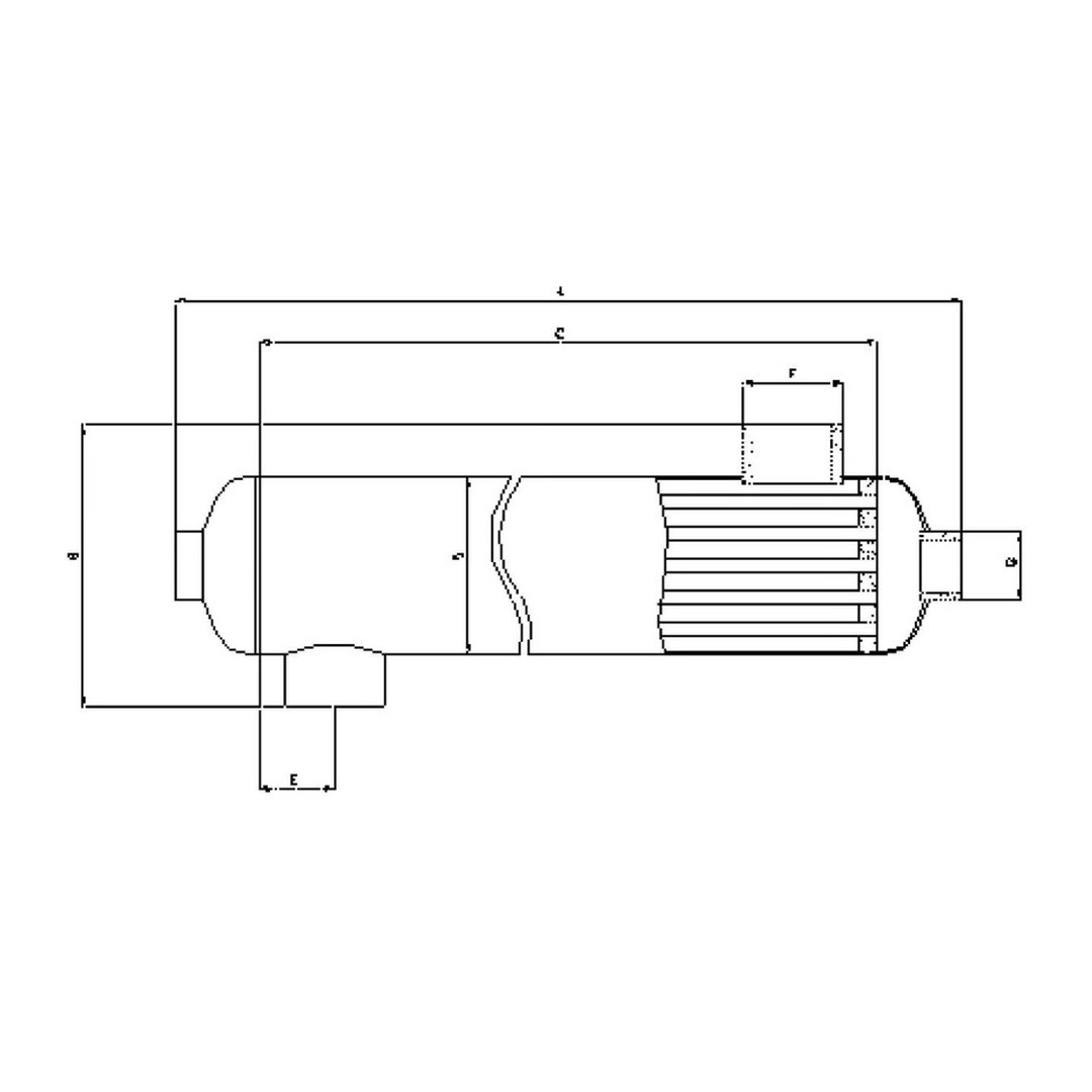 Tepelný výměník OVB 45, 13, 0 kW, (11 000 kcal.) 3