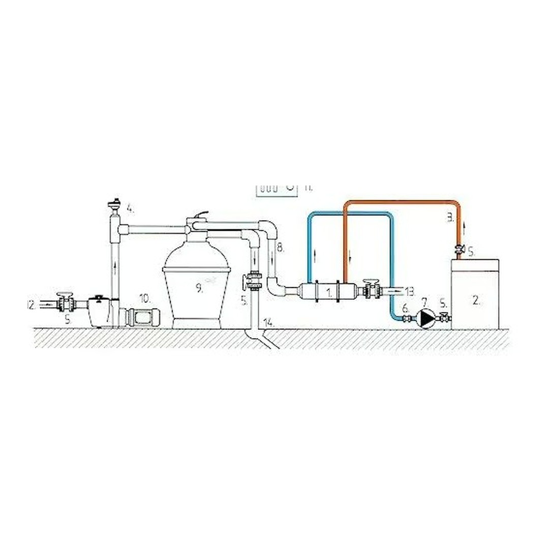 Tepelný výměník Hi - Flow 13 kW 2