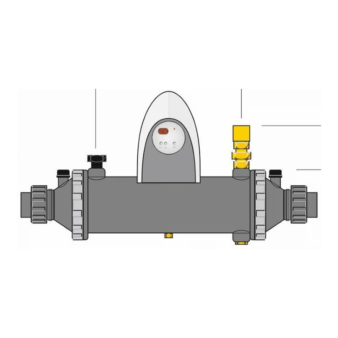 Tepelný výměník ZODIAC HEAT LINE Kompakt bez oběhového čerpadla; Titan 40 kW 4