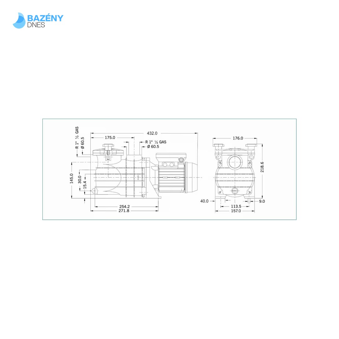 Micro Delfino II 25 - 4m3/h, 230V 2