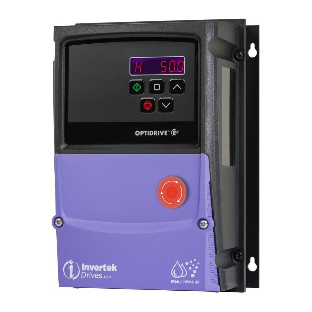 Frekvenční měnič OPTIDRIVE E3 - 0, 75kW; 4, 3A; 1x 230V / 3x 230V; IP66