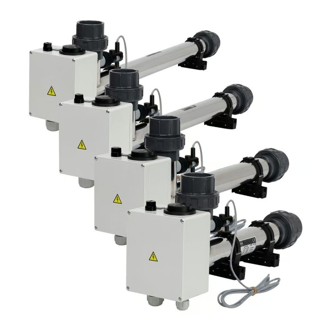 Topení EOVk - 3, 3 kW 230 V, nerez, s el. průtokovou klapkou