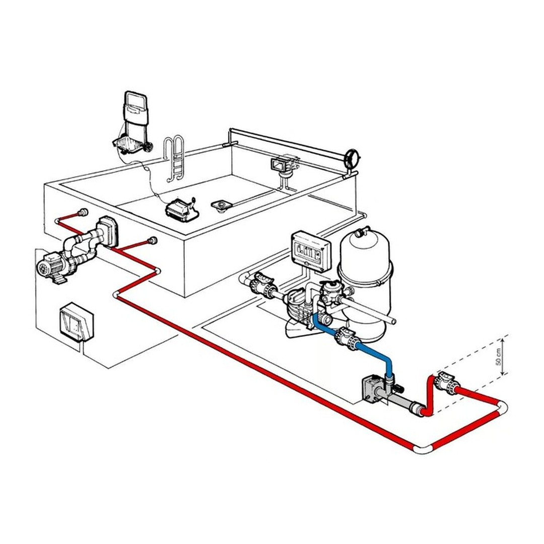 Topení EOVk - 3, 3 kW 230 V, nerez, s el. průtokovou klapkou 2