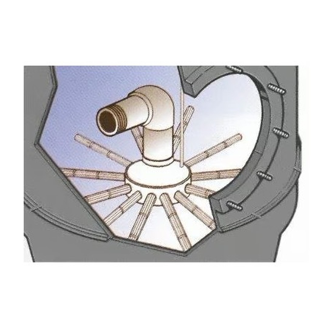 Filtrační nádoba Altea 1400mm - hloubkovrstvá s filtračním křížem (hl. písk. lože 1, 2 m) 2