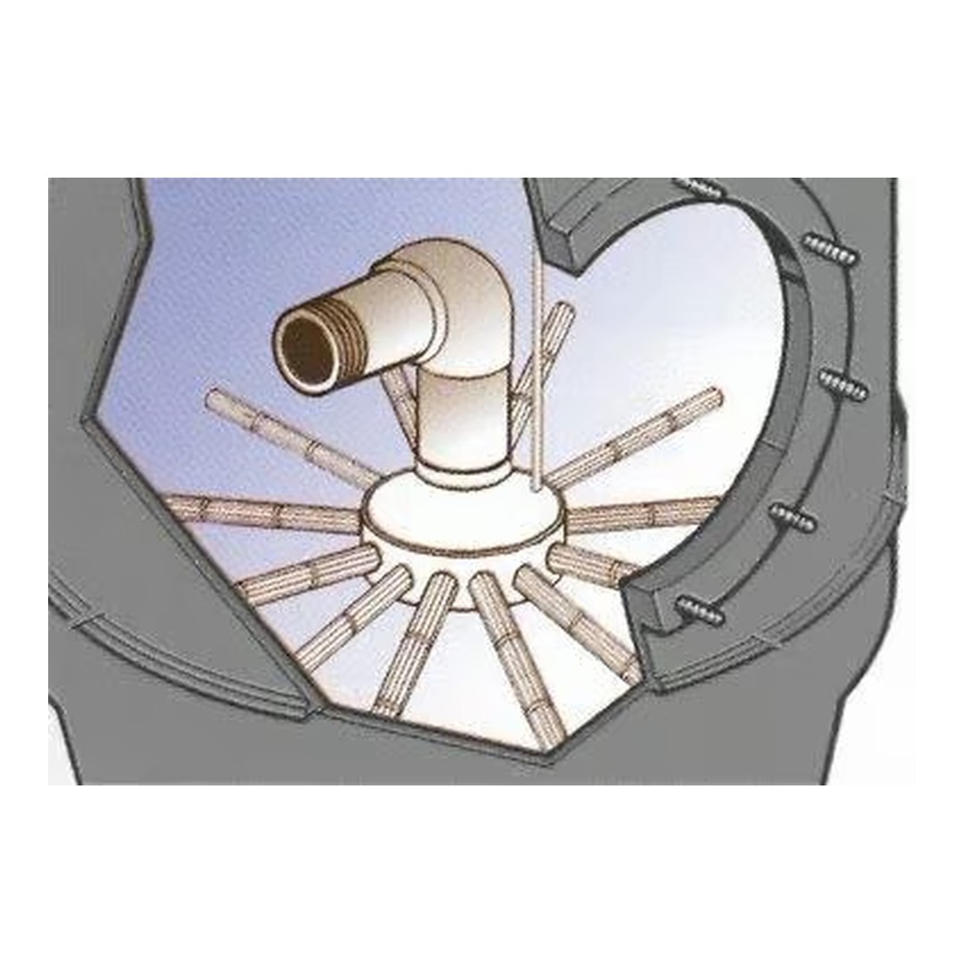 Filtrační nádoba Altea 1400mm - hloubkovrstvá s filtračním křížem (hl. písk. lože 1, 2 m) 4