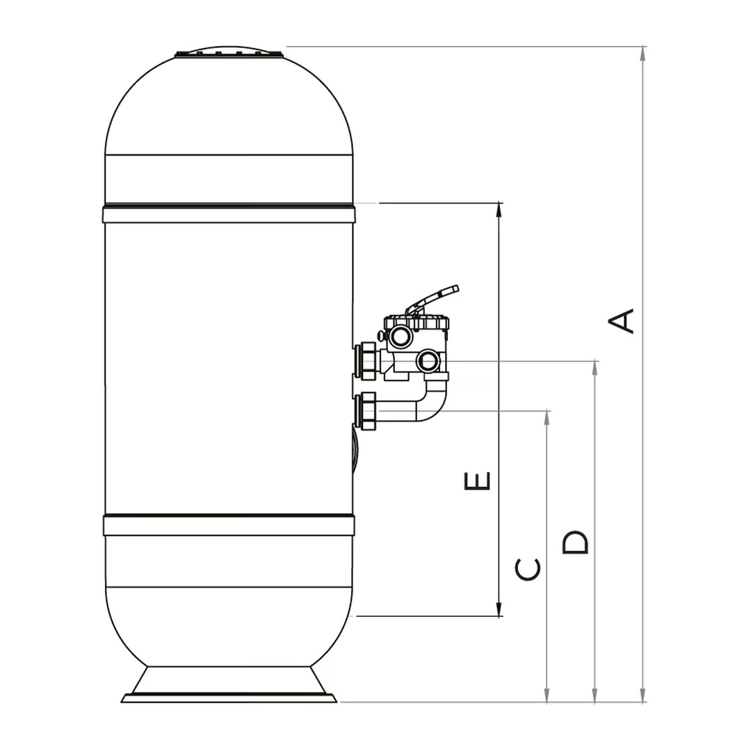 Filtrační nádoba NISSA ECO 620 4