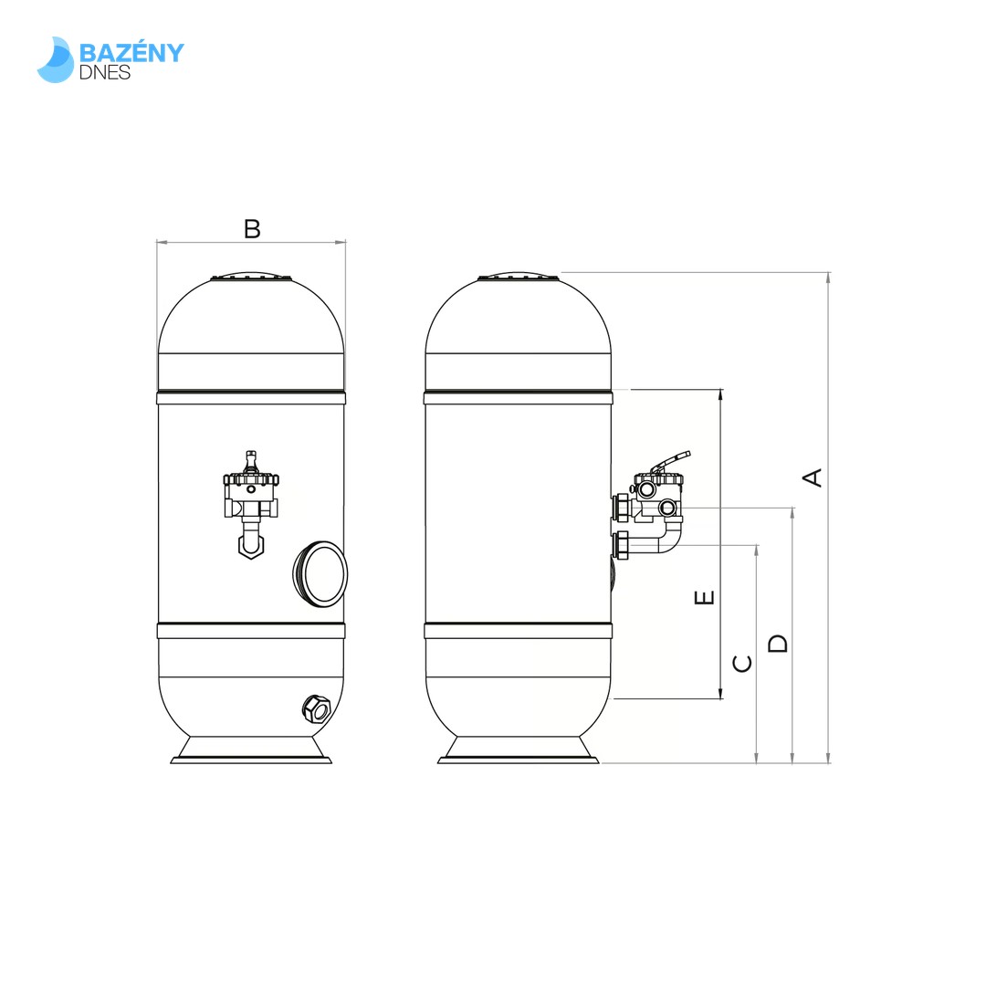 Filtrační nádoba NISSA ECO 900 2