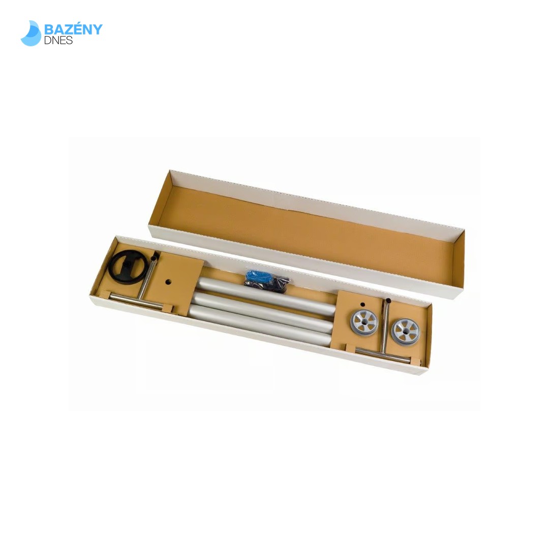 Navíjecí zařízení s teleskop. tyčí "sestav si sám", pojízdné, 3, 7 - - 5, 4m