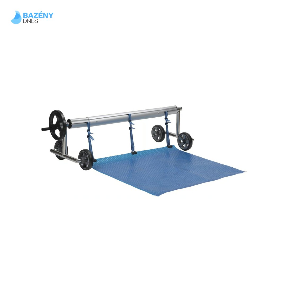 Podélně pojízdné navíjecí zařízení s teleskopickou tyčí: 5, 4 - 7, 1 m