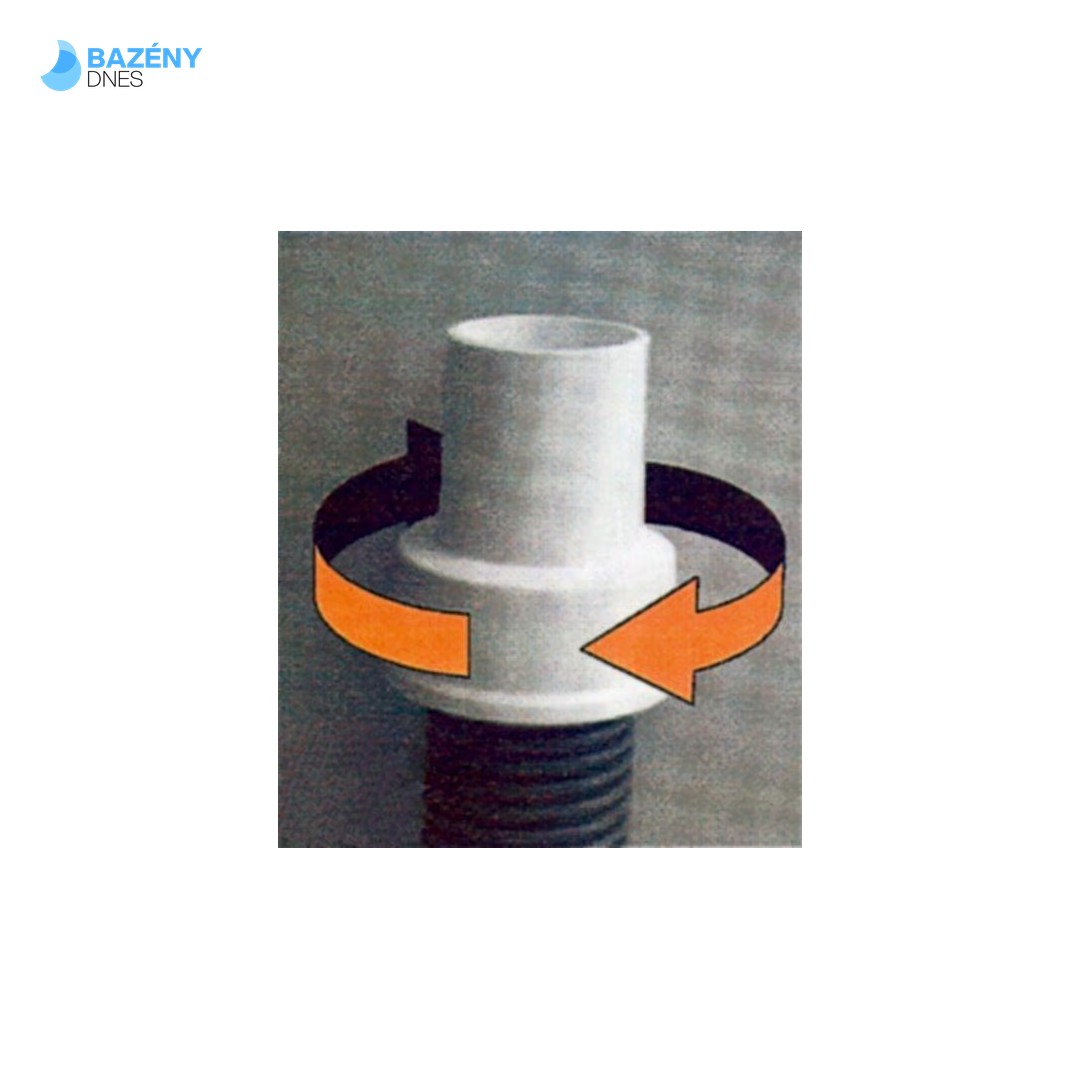 Plovoucí spirálová hadice, d= 38 mm, délka 6 m, včetně koncovek