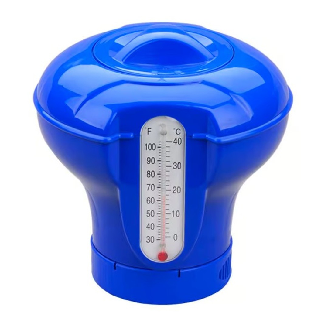 Plovoucí dávkovač s teploměrem