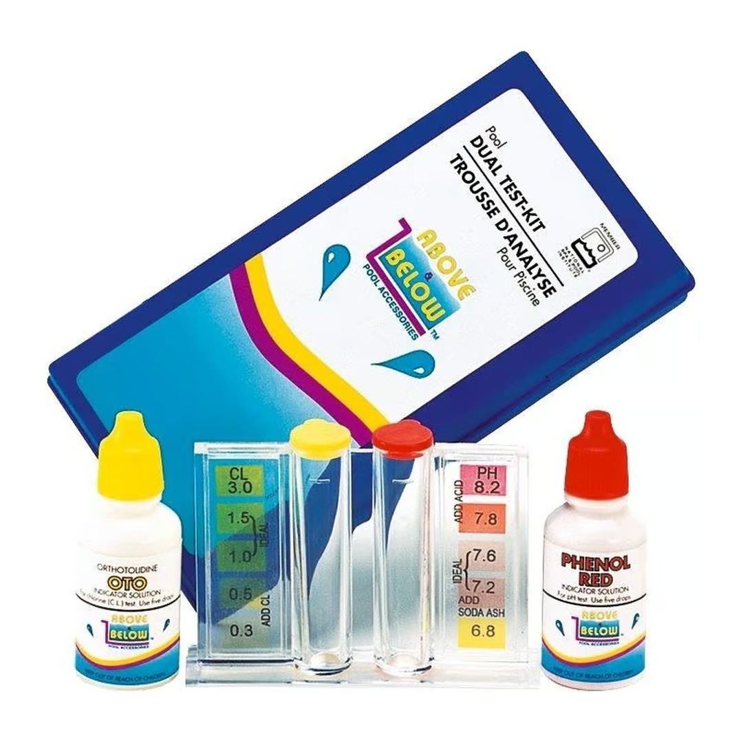 Tester kapičkový – Cl/pH – metoda pomocí kapek (v pouzdře)