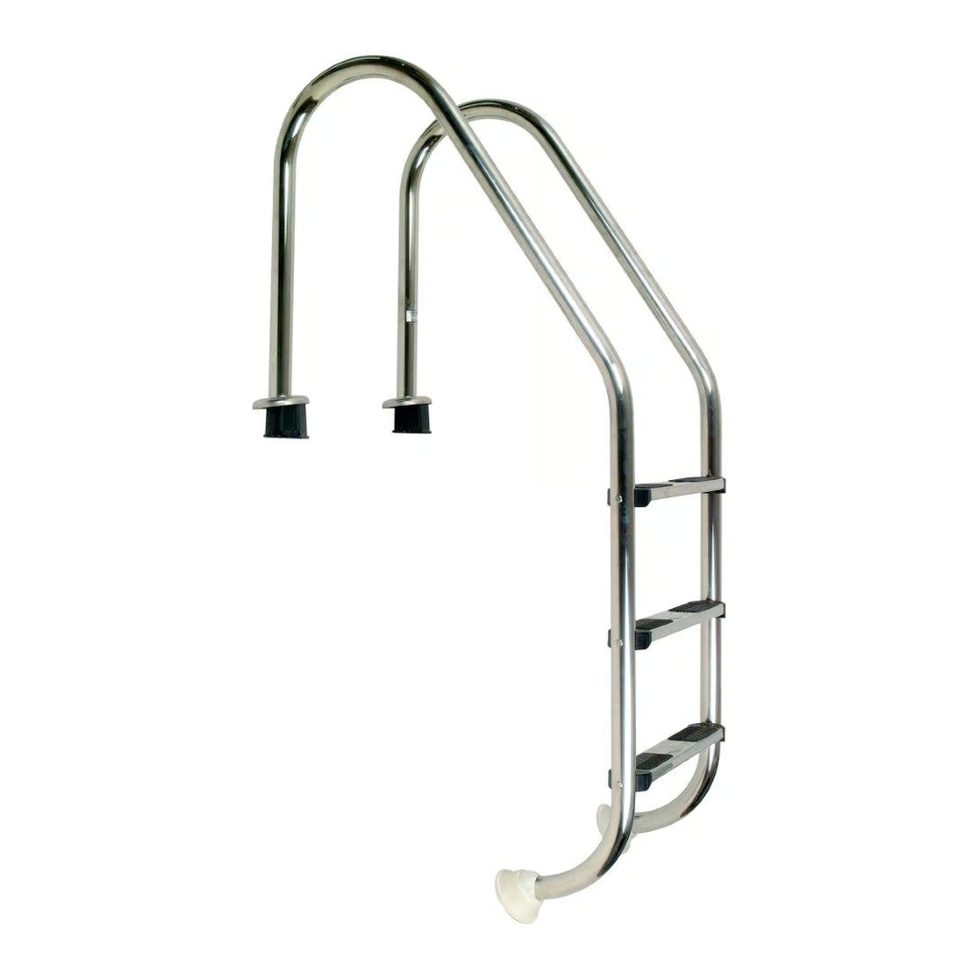 Žebřík nerez Standard s pouzdrem 3 stupňový, AISI 304 4