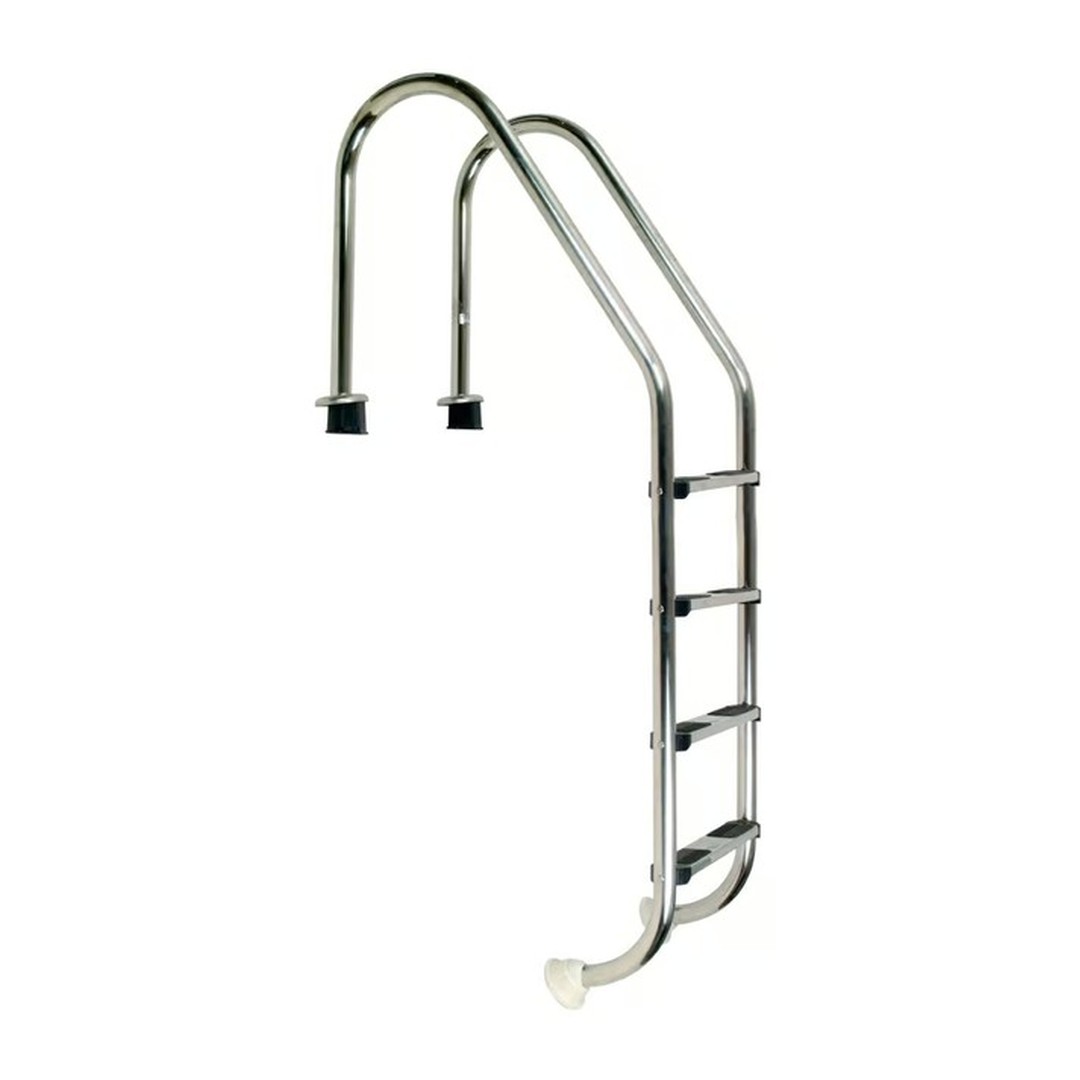 Žebřík nerez Standard s pouzdrem 4 stupňový, AISI 304.