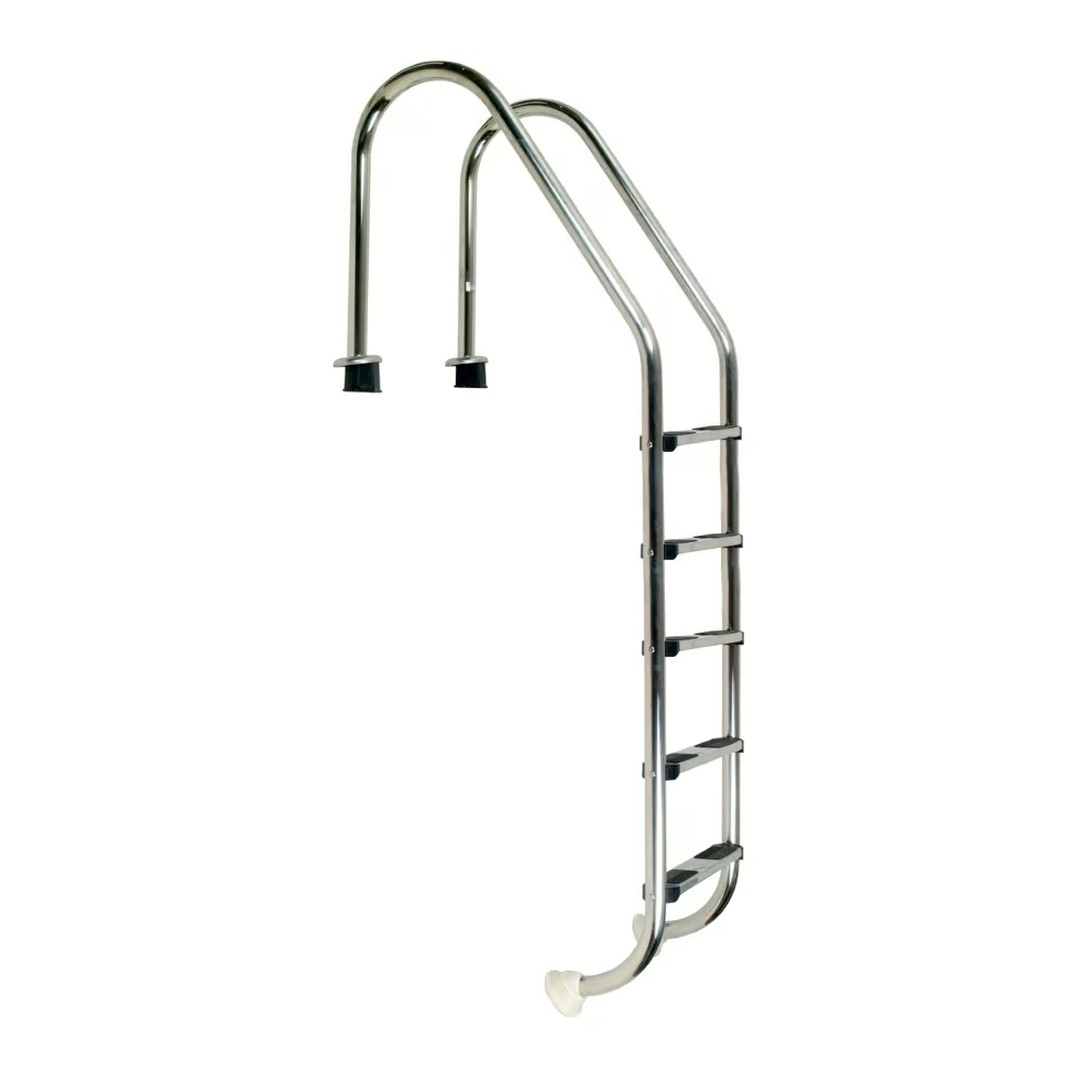 Žebřík nerez Standard s pouzdrem 5 stupňový, AISI 304 4