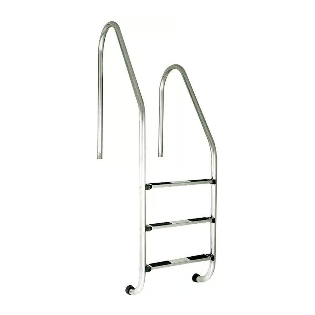 Žebřík nerez RVM–3 stup. s rozdílnou výškou madel (Standard), AISI 304