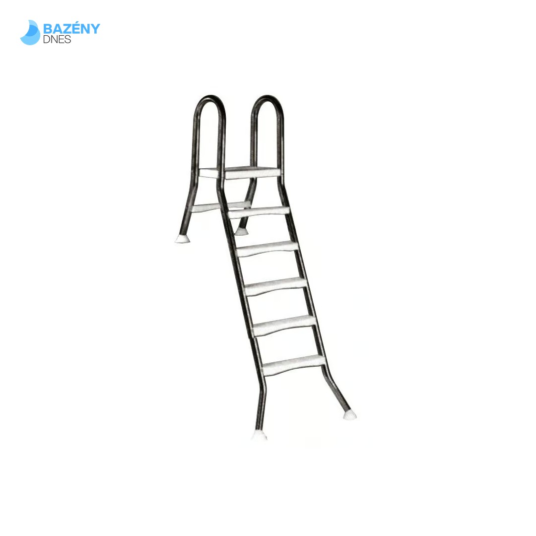Žebřík ESP pro nezapuštěné bazény, 5+1 stupeň, pro bazény 1, 5 m výšky, AISI 304