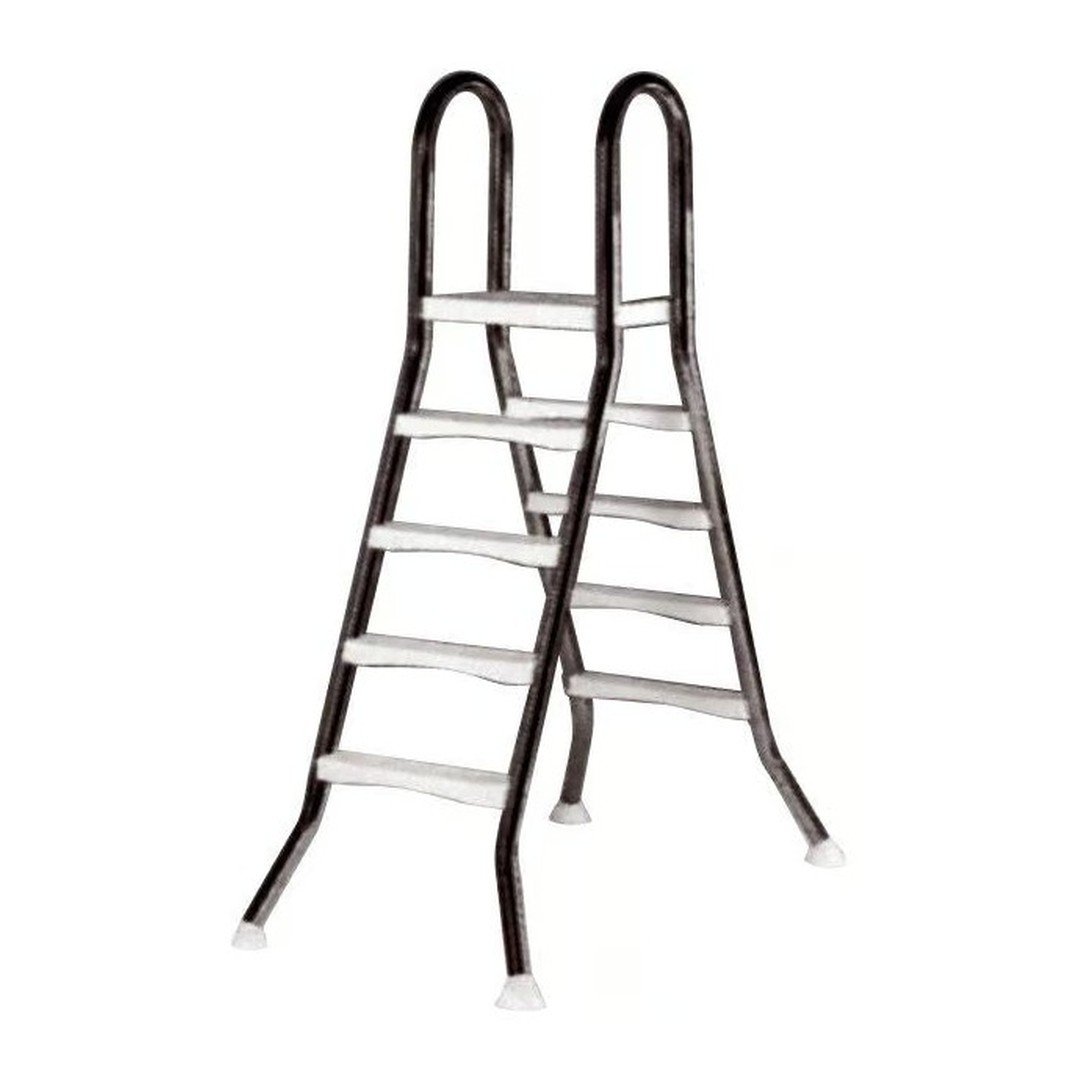 Žebřík EEP pro nezapuštěné bazény, 4+4 stupně, pro bazény 1, 2 m výšky, AISI 304